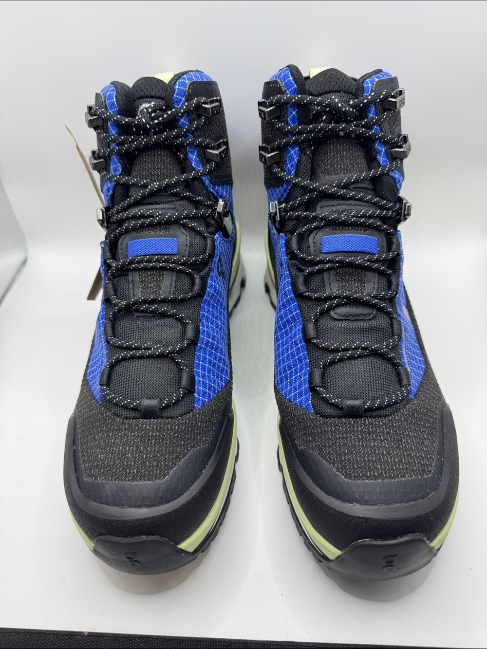 On Running women Cloudalpine Waterproof Boots - Blue/Black/Green - Picture 2 of 7